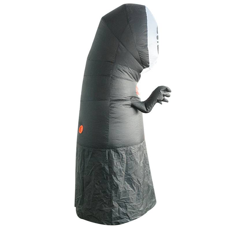 萬聖節cosplay道具卡通人偶充气服无脸男充气服派对表演化妆道具