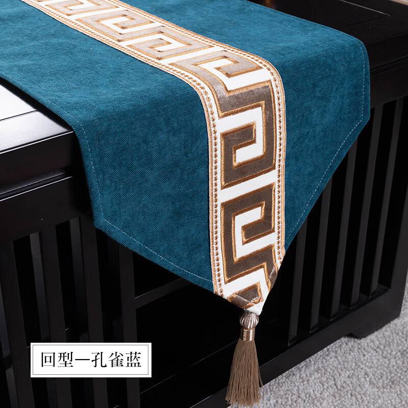 桌旗中式禅意茶席茶桌茶道桌布新中式布艺茶几长条茶旗茶台桌旗布