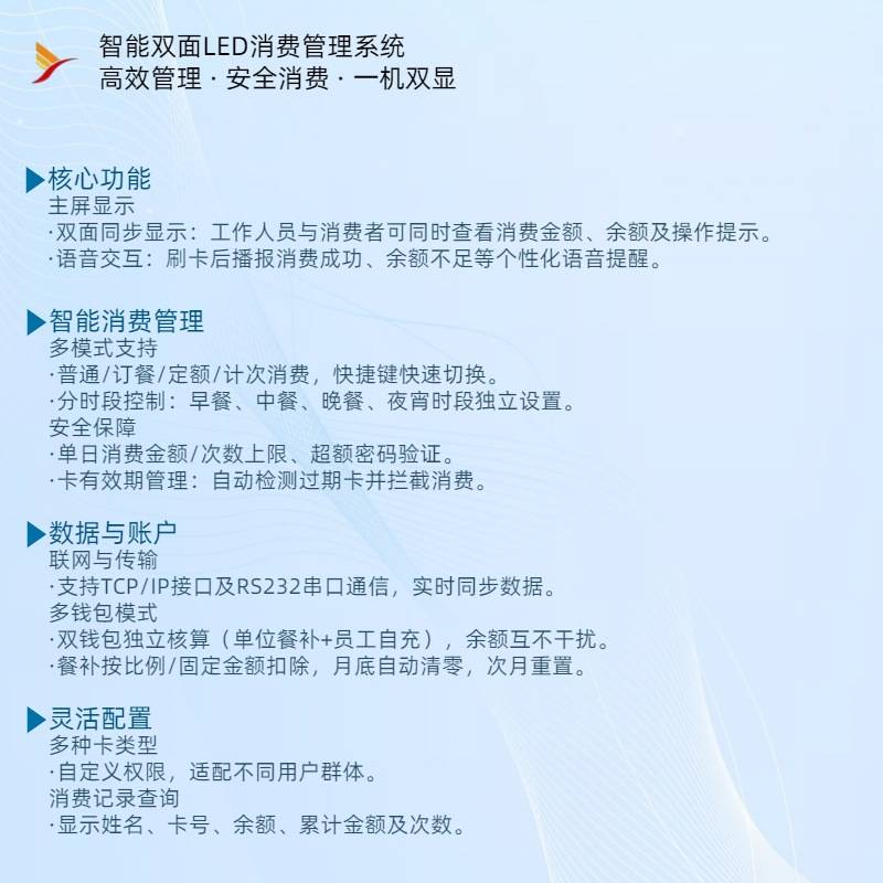 IDIC台式消费机饭堂售饭系统门禁一卡通食堂刷卡机广域网消费机