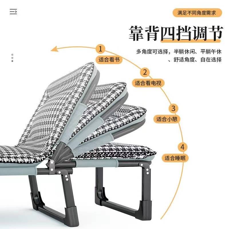 新品乐厂家直销美式床沙发床办公室午睡午休床陪护简易家用折叠床