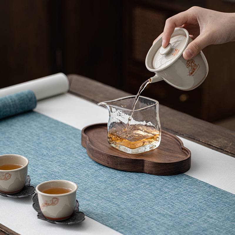 中式禅意桌旗茶室茶艺茶旗茶垫布棉麻加厚长条桌布茶桌垫布艺茶席