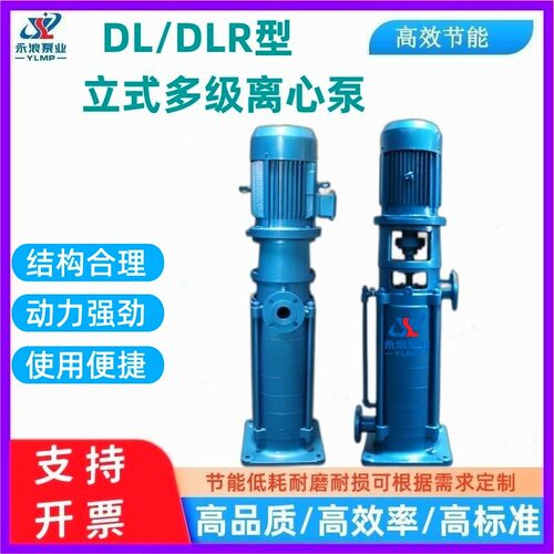 现货直销DL立式多级泵DLR热水循环增压泵高层建筑供水泵高扬程