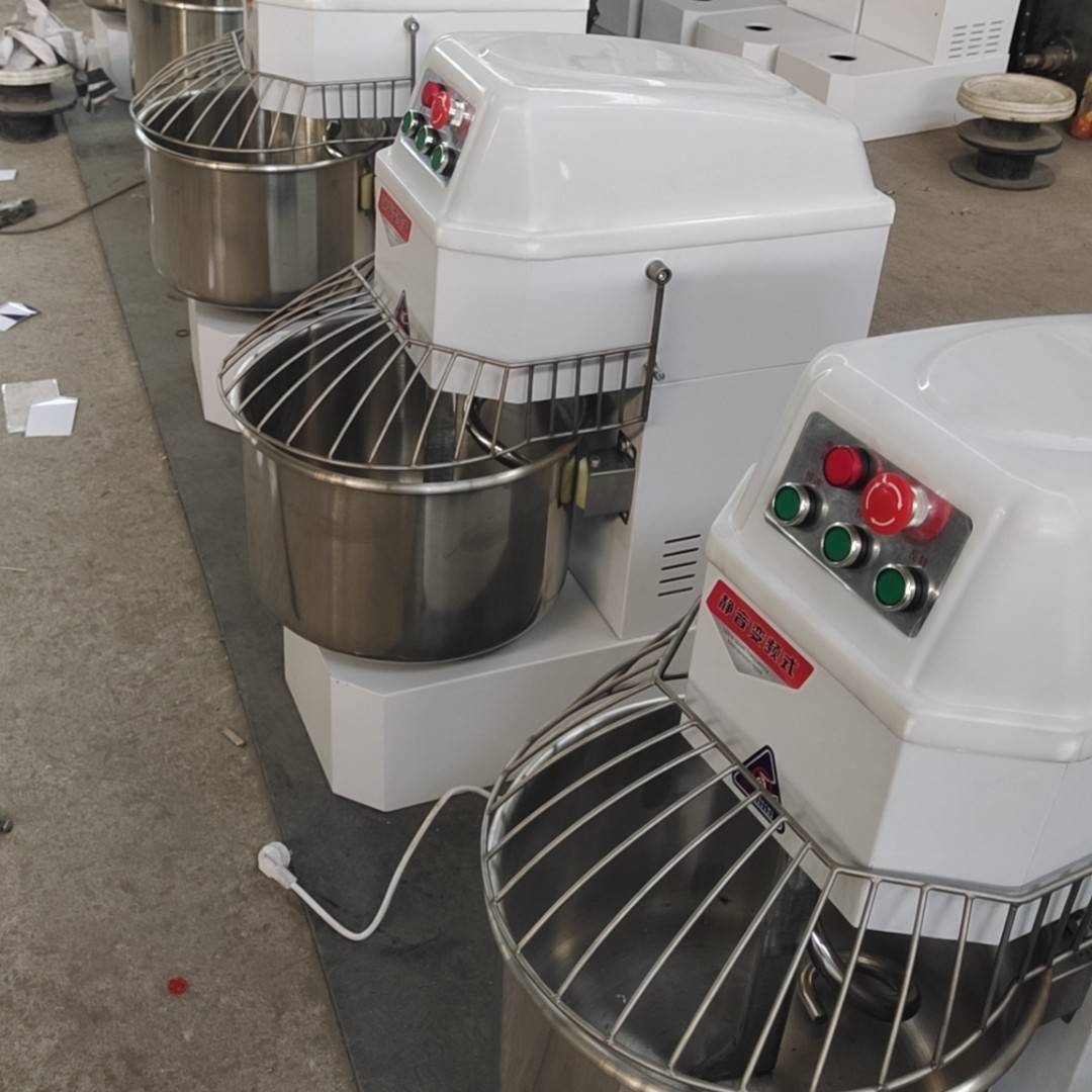 和面机商用 低噪音双动双速和面搅拌机全自动20公斤30面包揉面机