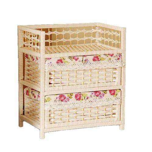 包邮田园简易藤编储物柜欧式简约草编床头柜收纳柜宝宝衣柜抽屉式