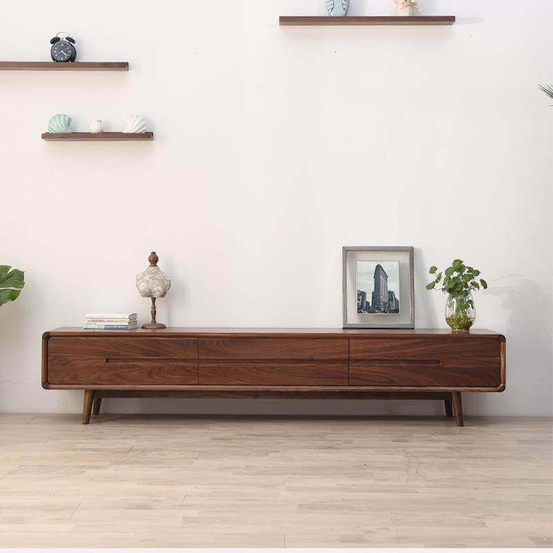 黑胡桃木电视柜茶几组合简约现代小户型实木北欧客厅卧室地柜,玩具/童车/益智/积木/模型,毛绒/玩偶/公仔/布艺类玩具,淘宝优惠券,粉丝福利购,淘宝优惠卷