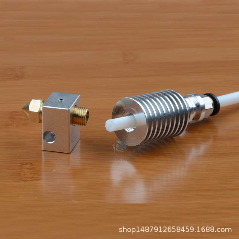 3d打印机E3DV5升级版远程喷头加热头打印头挤出机挤出头喷嘴一体