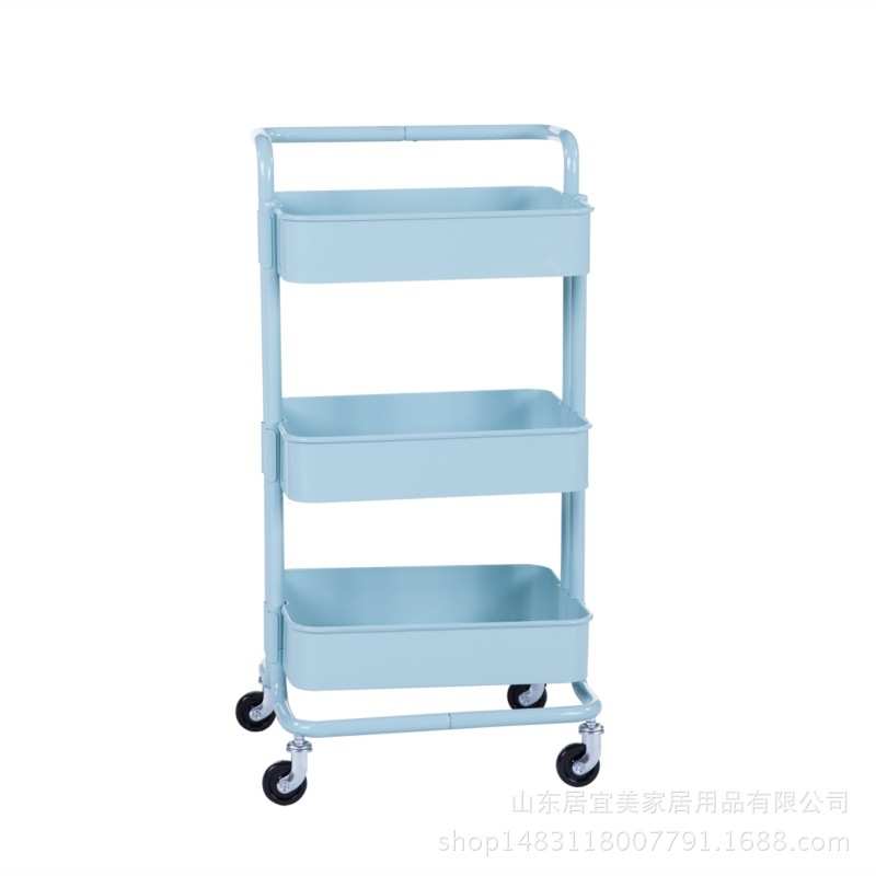 出口版拉斯克移动手推车厨房置物架储物架餐厅餐车带轮推车收纳