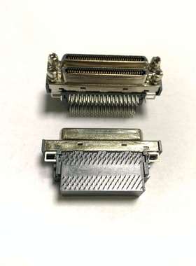 工业插头SCSI68pin双层三相连接器2-56螺丝VHDC-68电工电气厂家