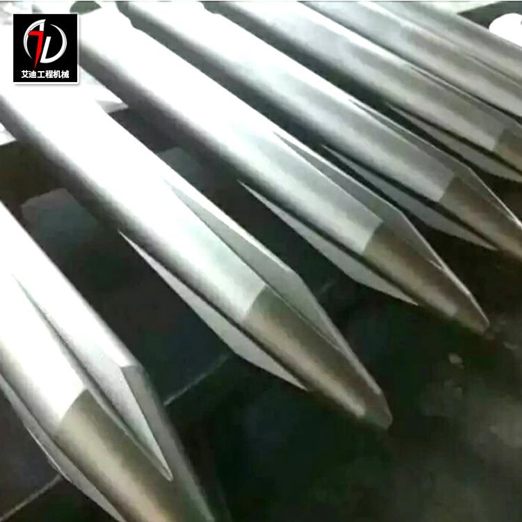 艾迪165破碎锤钎杆破碎锤配件高硬度炮钎不断裂现货供应