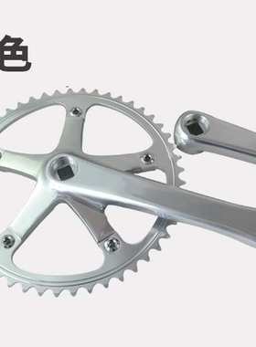 死飞412折叠自行车牙盘BCD144CNC盘片复古竞速49T曲柄牙盘齿盘片