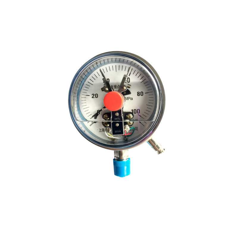 宁夏防爆电接点耐震压力表 铸铝材质0-5.0MPa铝合金加厚压力表