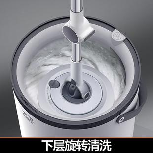 L^拖把家用单拖567桶转拖把布桶自动免手旋洗一拖干湿两用懒人墩