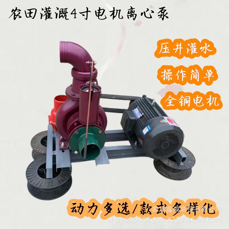 4寸压井离心泵果动力强劲低噪田省泵NDB油水农园浇灌水泵