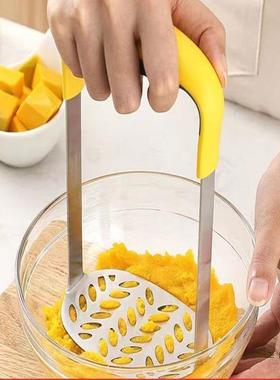 泥器压豆泥神器不锈钢家压用压辅食捣碎器薯土器厨房捣泥90184器