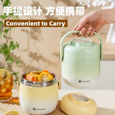 双层保温饭盒24小时冬天超长提桶上班族带J饭桶2025新款不锈钢汤