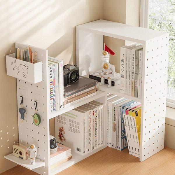 书桌收纳置物架桌面洞洞板收纳架立式转角书架配件学生简约书柜子,收纳整理,书桌收纳置物架,淘宝优惠券,粉丝福利购,淘宝优惠卷