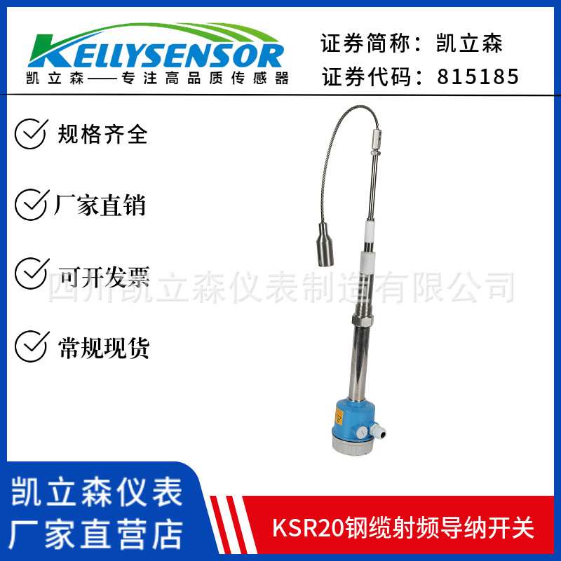 KSR20射频导纳料位计 智能射频电容液位计液位开关料位开关防腐高