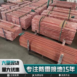 镀铜接地极防雷接地棒避雷接地钎子防静电接地桩铜包钢接地棒