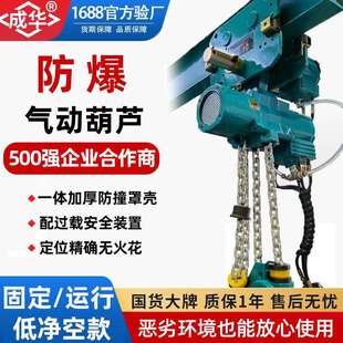 煤矿化工气动葫芦0.5t1T2T3吨6m9M12米气动提升机防爆气动葫芦
