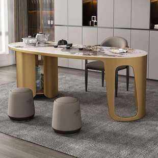 岩板茶桌椅组合现代简约茶台功夫小茶几办公家用泡茶桌套装一体化