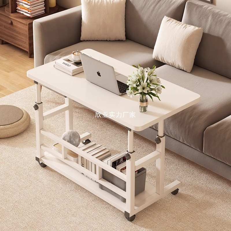 一件代发学生学习桌子卧室简易升降桌电脑桌小型家用可移动床边桌