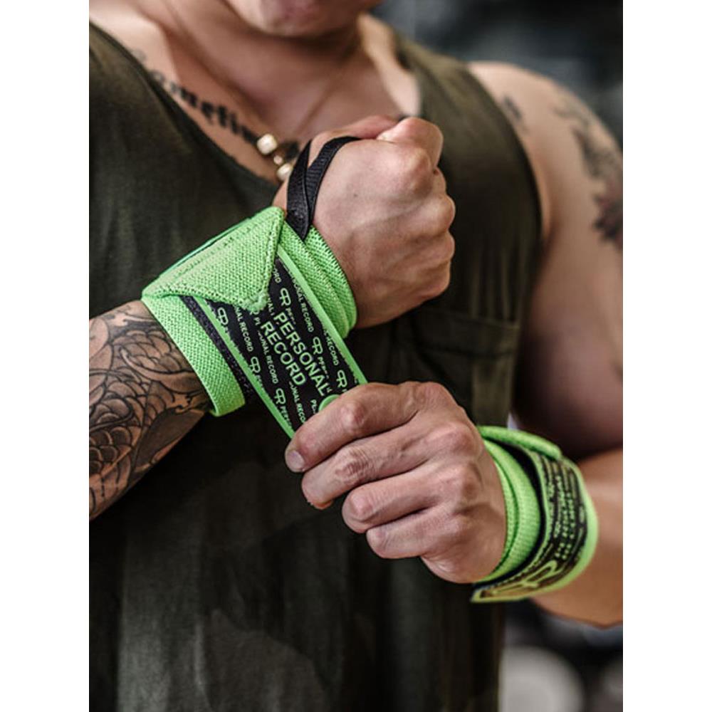 PR轮子哥健身绑肘男卧推缠绕式专业加硬冲力量举绷带紫色护肘