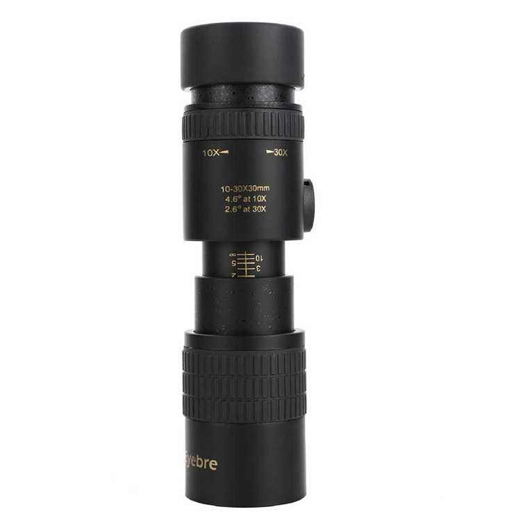 跨境 单筒望远镜手机拍照10-30x30高倍高清伸缩变倍迷你望眼镜