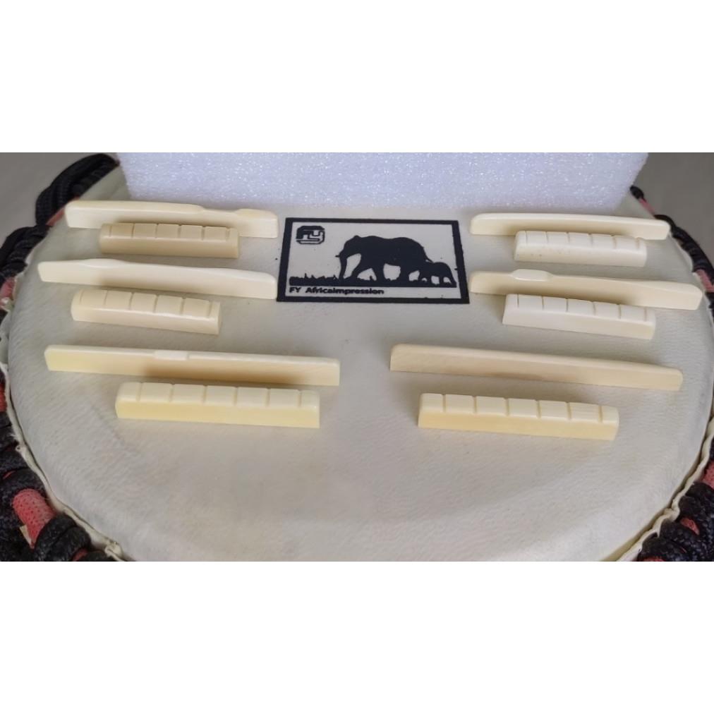 高端定制猛犸牙吉他琴桥琴枕下弦枕古典民谣