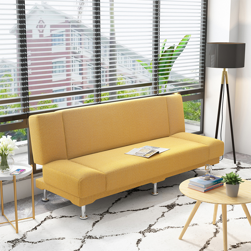 懒人沙发客厅小h户型两用床出租屋房单双人可折叠床经济型布艺沙