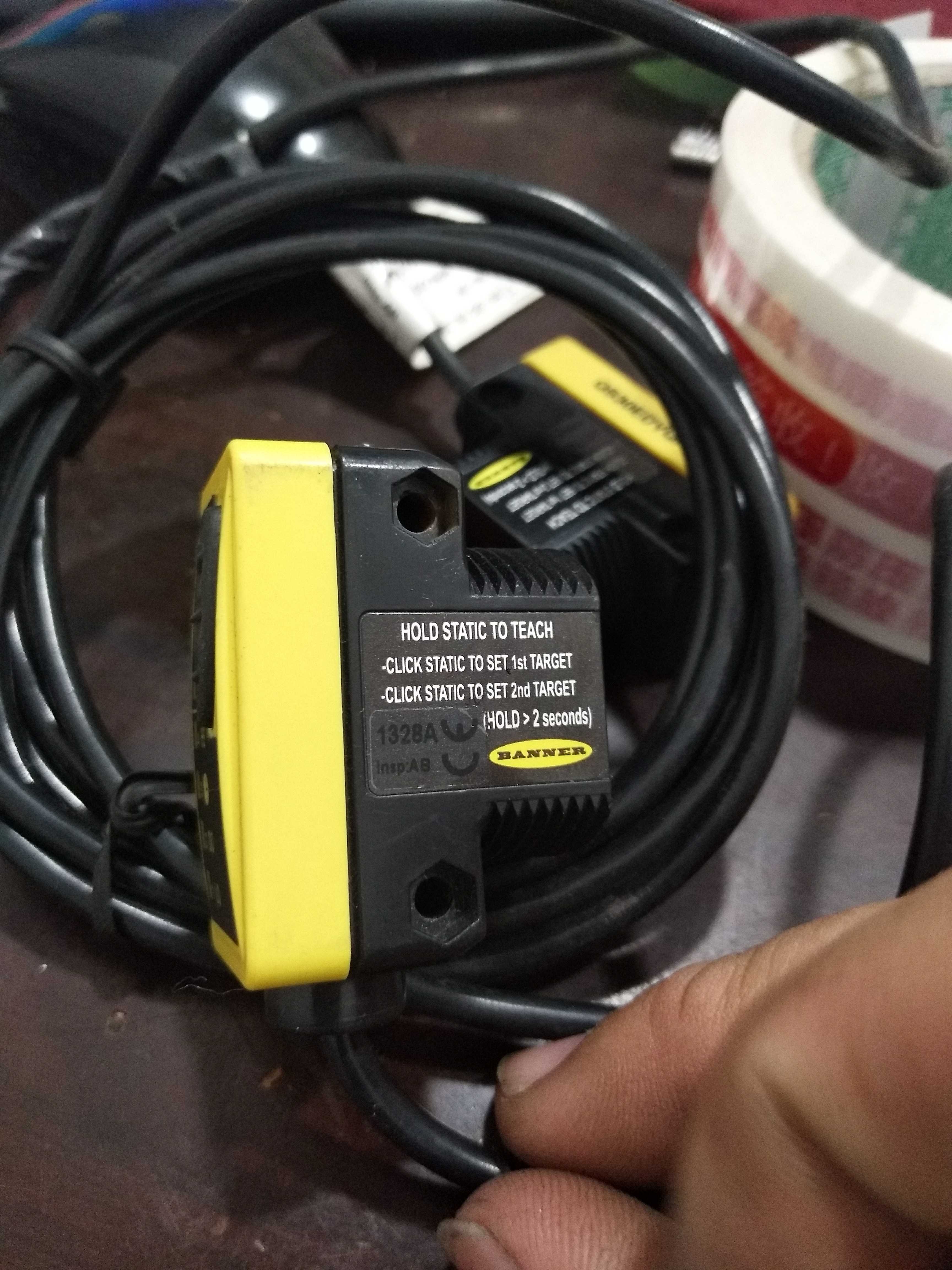 BANNER QiS30EDV 传感器 漫反射开关 光电感应器 进口9.5新拆机