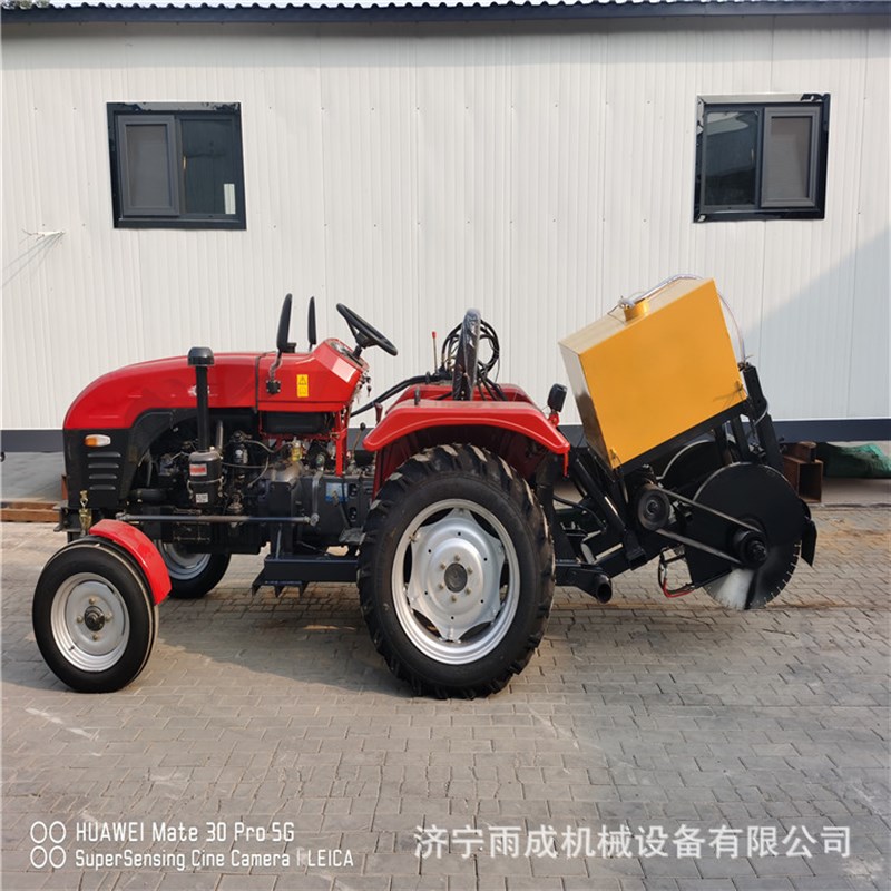 农田节水灌溉管道埋设用链条开沟机 H四轮车带挖水沟机 开槽机