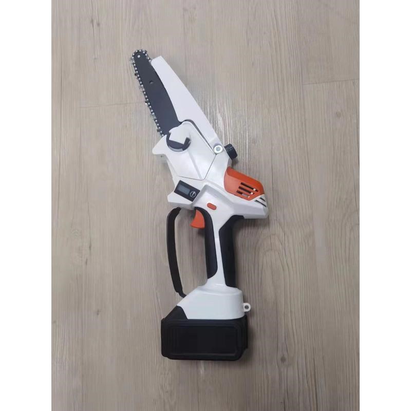 手持迷你电链锯家用小型充电式y园林伐木锯户外快速切割单手锂电