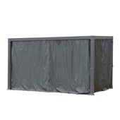 户外凉亭庭院铝合金帐篷别墅花园室外露台遮阳棚休闲百叶篷带篷布