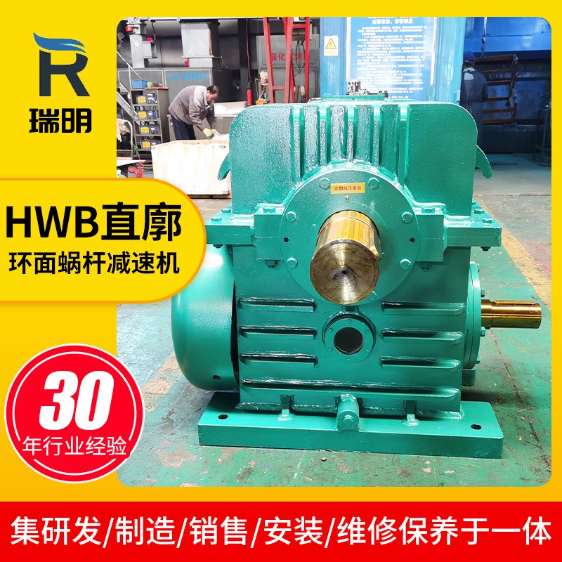 HW型直廓环面蜗杆减速机 球面蜗杆减速机矿山起重机械设备减速机