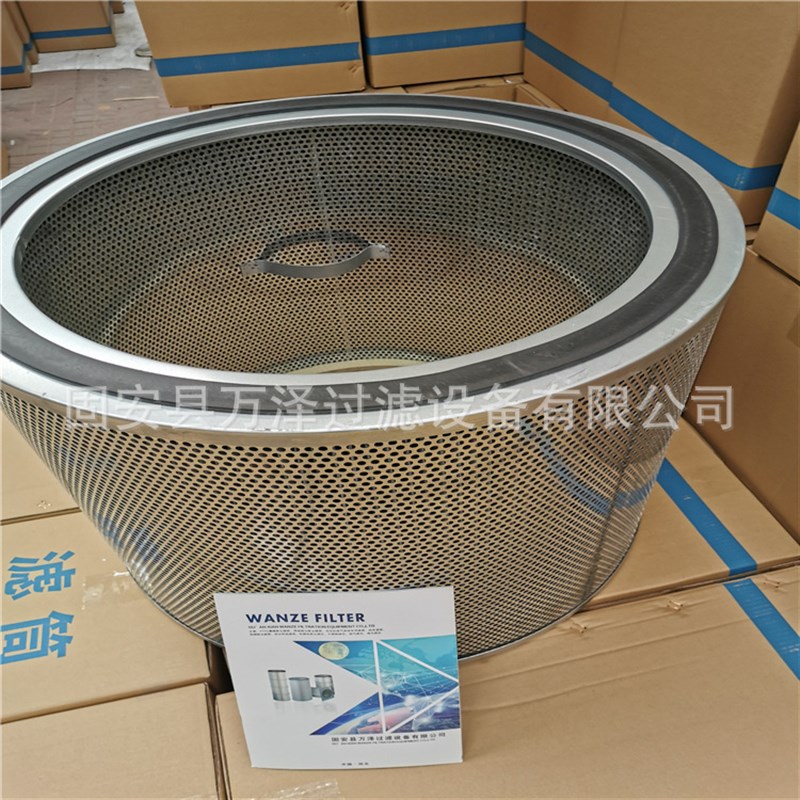 万泽供应管道罗茨风机进气口除尘滤筒 气化风机滤芯 风机滤筒