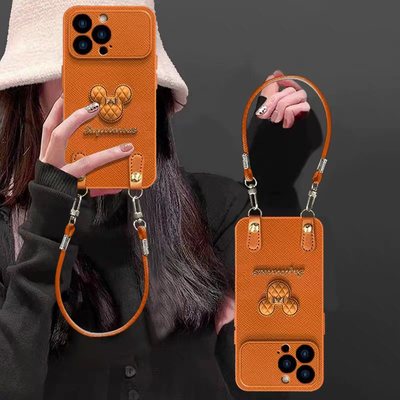 橙菱米奇适用oppo手机壳小羊皮