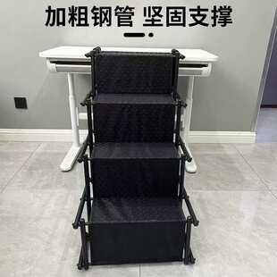 亚马逊现货狗狗楼梯爬梯可折叠狗上下车爬梯台阶户外车载宠物爬梯