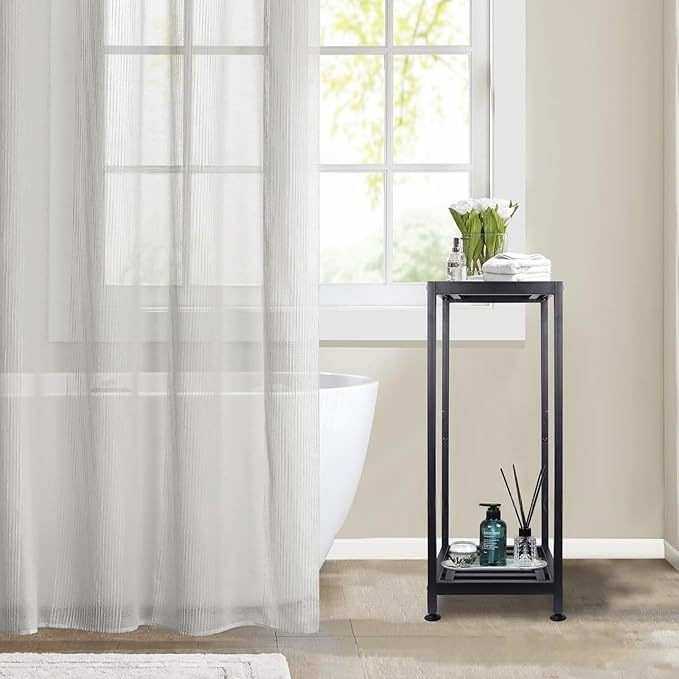 花架子客厅沙发边几轻奢角几置物架阳台多肉植物专用 2层金属支架