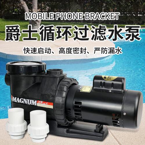 爵士游泳池过滤循环水泵设备带毛发聚集器隔发器水疗按摩吸污水泵