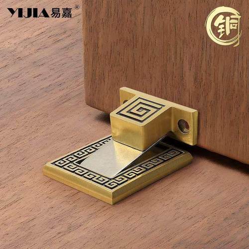 门吸免打孔新款地吸门阻器隐形门挡顶防撞强磁铁门碰卫生间门后吸