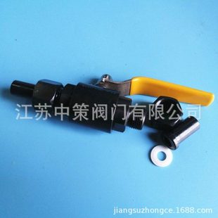 Q21F-64C碳钢WCB发黑外螺纹活接对焊接式 气源球阀DN6 10 15 Φ14