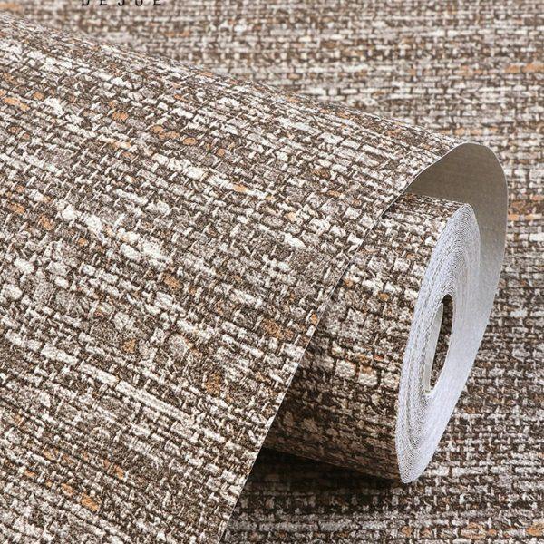 中式布纹亚麻墙纸草编藤编日式客厅卧室茶室工程背景墙壁纸非自粘,家装主材,PVC墙纸,淘宝优惠券,粉丝福利购,淘宝优惠卷