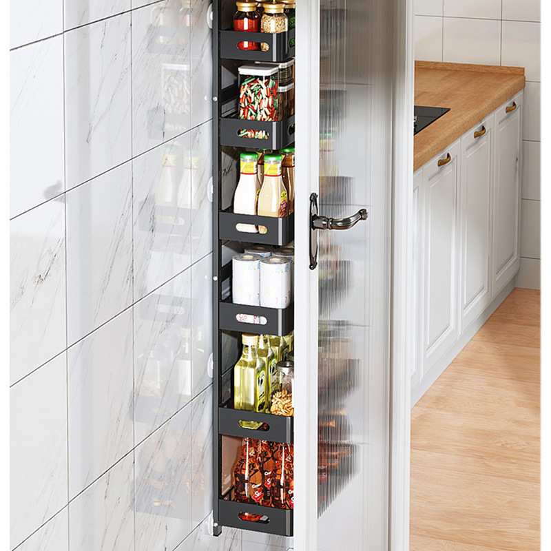 门后墙面两用多层置物架厨房卧室浴室门后挂架食品调料收纳整理架