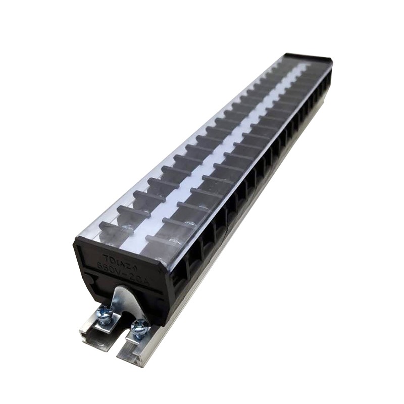 TD-2020接线端子接线板20A 20位接线排接插件 配电箱连接Z器10条