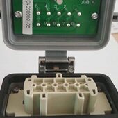 巨人通力电梯检修盒插头 巨人通力自动扶梯检修盒插头底座