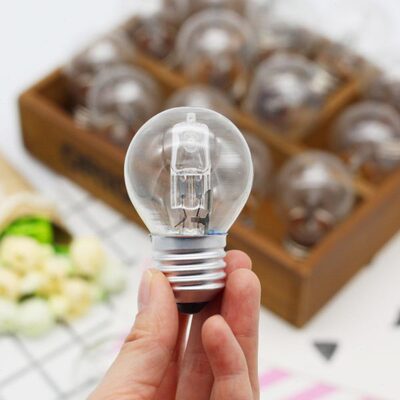 保温柜陈列柜专用耐高温钨丝灯泡中泡黄光e27烤箱灯泡28w42W卤素