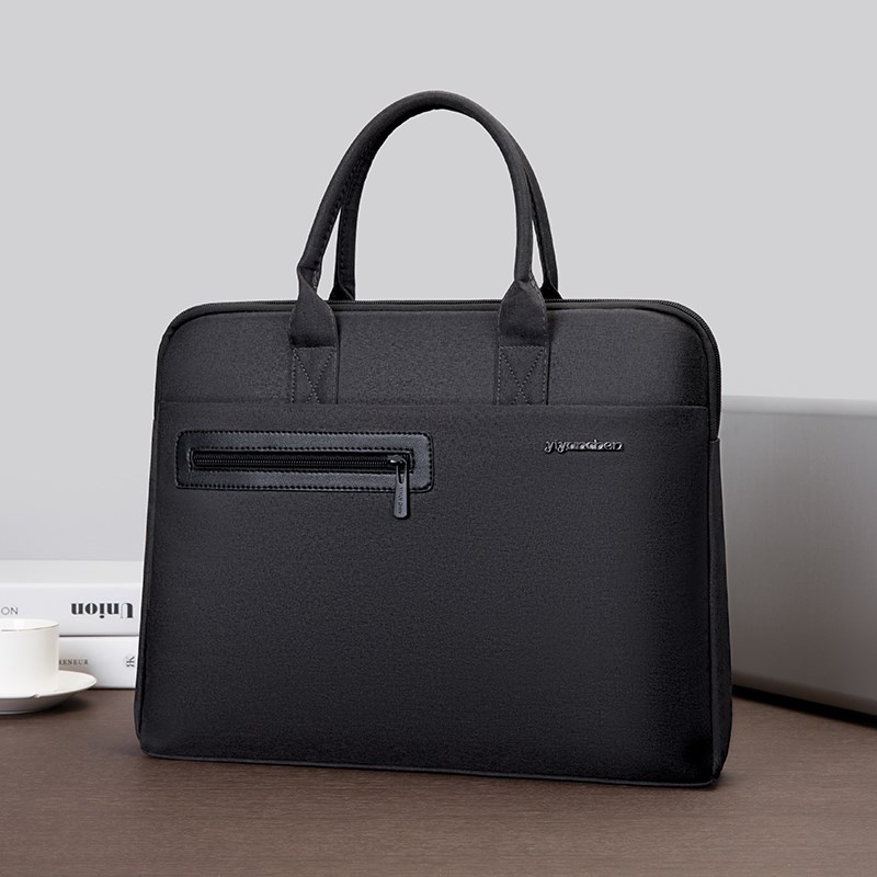 公文包定制leogo手提文件袋a4文件包男士商务会议牛津布公文袋女