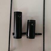 厨房灶具炒炉配件商用7寸链动风阀连杆5寸行链风制带杆链动式 气制