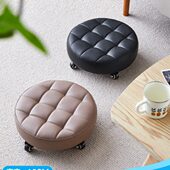 滑轮矮凳美缝儿童带娃神器学步美甲圆凳万向轮带轮小凳子家用简约