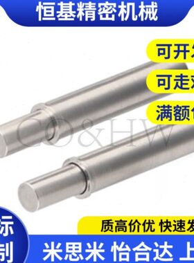 ZAS11重载型小径弹簧柱塞 MPFH1.5 2 3 4 5光身定位锁销 销平头型
